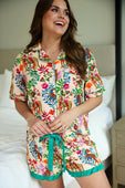 Jungle Oasis Ruffle Pajama Set - Jess Lea Boutique