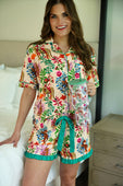 Jungle Oasis Ruffle Pajama Set - Jess Lea Boutique