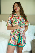 Jungle Oasis Ruffle Pajama Set - Jess Lea Boutique