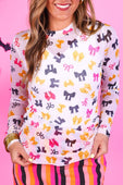 Kate Mesh Top- Boo Bows - Jess Lea Boutique
