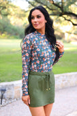 Kate Mesh Top- Gwen Floral - Jess Lea Boutique