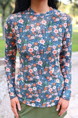 Kate Mesh Top- Gwen Floral - Jess Lea Boutique