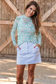 Kate Mesh Top- Western Paisley - Jess Lea Boutique