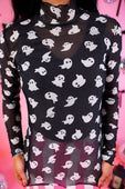 Keigan Mesh Top- Ghost - Jess Lea Boutique