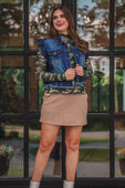 PREORDER- Keigan Mesh Top- Green Camo - Jess Lea Boutique
