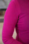 PREORDER-Keigan Mesh Top- Magenta Glitter - Jess Lea Boutique
