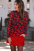Keigan Mesh Top- Pucker Up - Jess Lea Boutique