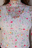 Kylie Lace Top- Spring Happy Blooms - Jess Lea Boutique