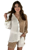 Lattes First 3 Piece Pleated Set