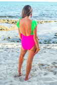PREORDER-Laying Poolside Color Block Swimsuit