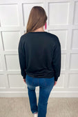 PREORDER-Let's Go Girls Sequin Patch Sweatshirt