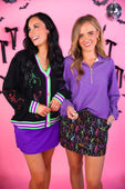 PREORDER- Levi Quarter Zip Pullover- Purple - Jess Lea Boutique