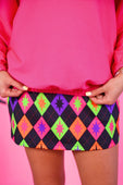 PREORDER- Levi Ribbed Quarter Zip Pullover- Neon Pink - Jess Lea Boutique