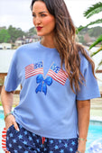 Liberty Bow Flags Luxe Top - Jess Lea Boutique