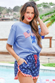 Liberty Bow Flags Luxe Top - Jess Lea Boutique