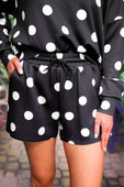 Luna Luxe Pullover Set- After Dark Polka Dot - Jess Lea Boutique