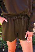 Luna Luxe Pullover Set- Chocolate - Jess Lea Boutique