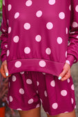 Luna Luxe Pullover Set- Pink Polka Dot - Jess Lea Boutique