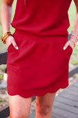 Make It Count Cap Sleeve Set- Burgundy - Jess Lea Boutique
