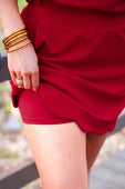 Make It Count Cap Sleeve Set- Burgundy - Jess Lea Boutique