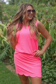 Make It Count Textured Set- Neon Pink - Jess Lea Boutique