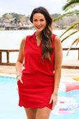 Make It Count Textured Set- Red - Jess Lea Boutique