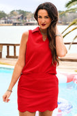Make It Count Textured Set- Red - Jess Lea Boutique