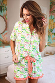Margarita Moment Ruffle Pajama Set - Jess Lea Boutique