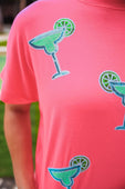 Margaritaville Sequin Patch Top - Jess Lea Boutique