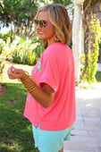 Margaritaville Sequin Patch Top - Jess Lea Boutique