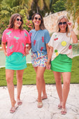 Margaritaville Sequin Patch Top - Jess Lea Boutique