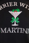 PREORDER- Merrier with a Martini Sequin Embroidered Tee - Jess Lea Boutique