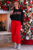 Merry Leopard Luxe Pullover - Jess Lea Boutique