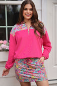 Mia Printed Pullover- Falling for Florals - Jess Lea Boutique