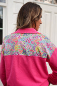 Mia Printed Pullover- Falling for Florals - Jess Lea Boutique