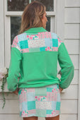 Mia Printed Pullover- Heirloom Patchwork - Jess Lea Boutique