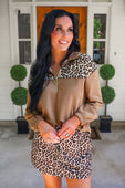 Mia Printed Pullover- Safari Chic - Jess Lea Boutique