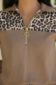 Mia Printed Pullover- Safari Chic - Jess Lea Boutique