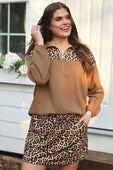 Mia Printed Pullover- Safari Chic - Jess Lea Boutique