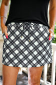 Midnight Plaid Skort - Jess Lea Boutique