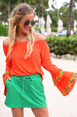 Miranda Embroidered Top - Jess Lea Boutique