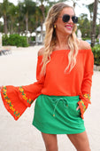 Miranda Embroidered Top - Jess Lea Boutique