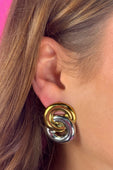 Mixed Link Earrings - Jess Lea Boutique