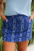 Nautical Bow Skort - Jess Lea Boutique