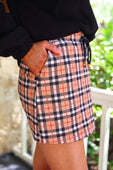 Nora Plaid Skort - Jess Lea Boutique