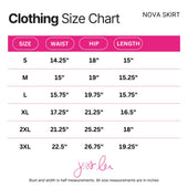 Nova Denim Skirt- Black - Jess Lea Boutique