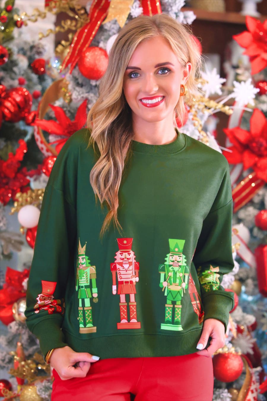 Nutcracker French Terry Pullover - Jess Lea Boutique