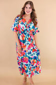 Ocean Mist Floral Dress - Jess Lea Boutique