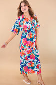 Ocean Mist Floral Dress - Jess Lea Boutique