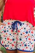 PREORDER-Oh My Stars Drawstring Everyday Shorts - Jess Lea Boutique